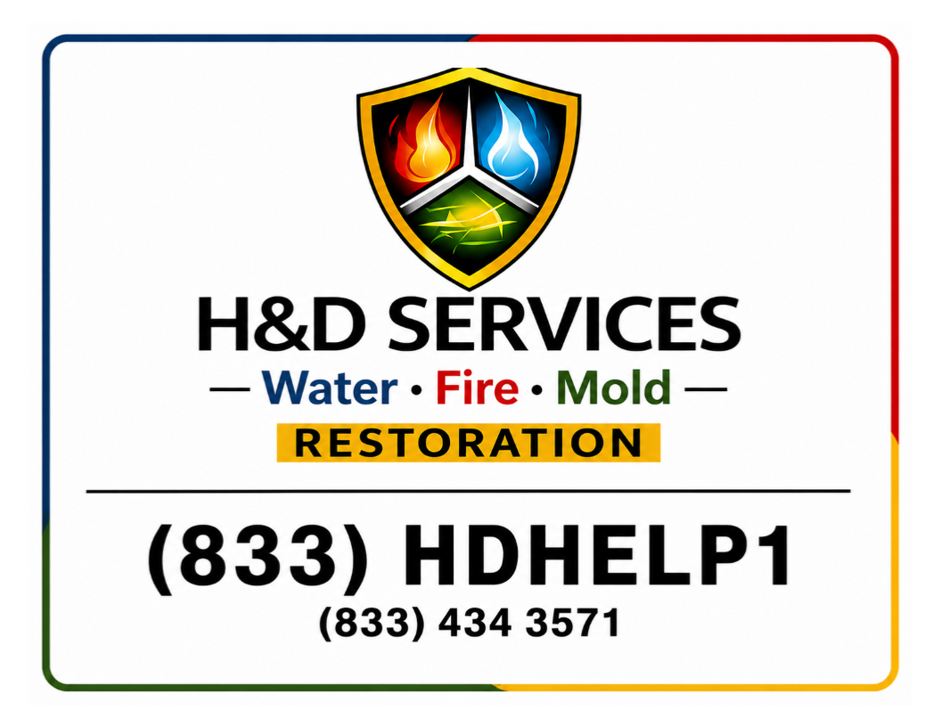 H&D Services CA sign
